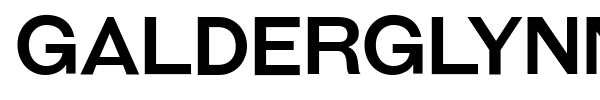 Galderglynn Esquire font preview